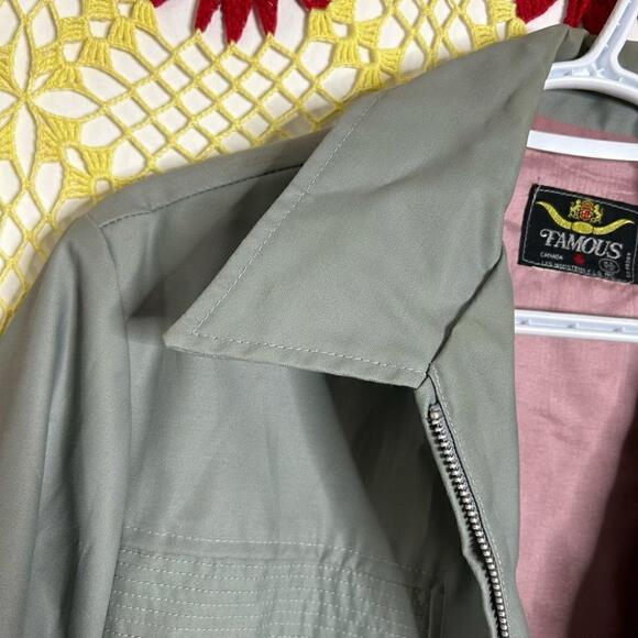 Men's Vtg 70’s Gray Windbreaker Jacket - Picture 11 of 16